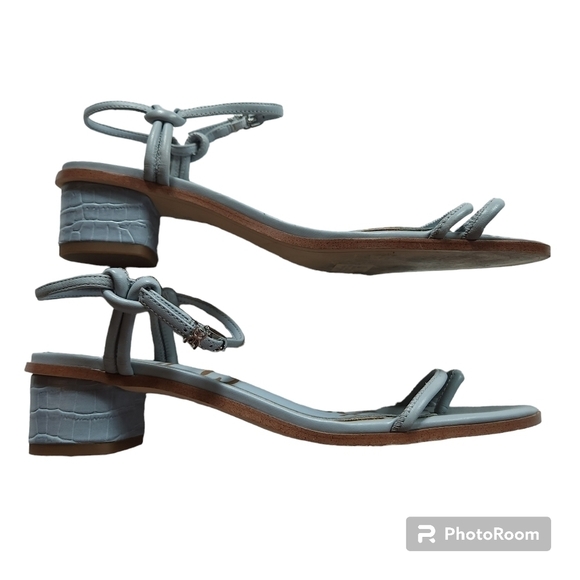 Sam Edelman Womens Isle Blue Ankle Strap Heels Size 9.5M - Picture 9 of 10